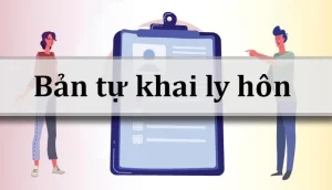 Hướng dẫn chi tiết về Bản tự khai ly hôn: Mẫu và Cách viết